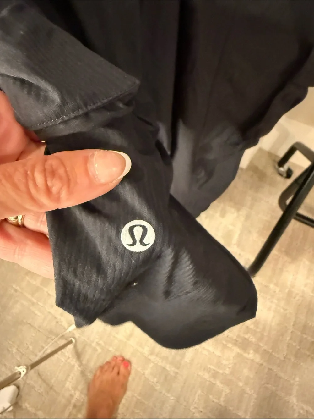 lululemon athletica Black Cargo Jogger Pants